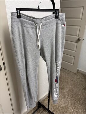 Tommy Hilfiger Light Gray Logo Joggers